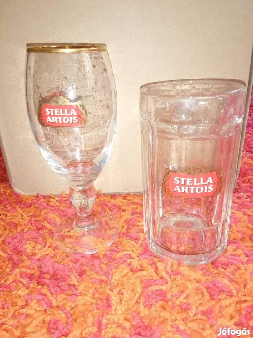 Stella artois poharak sörös poharak