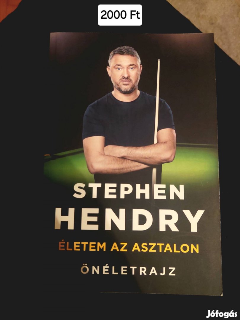 Stephen Hendry önéletrajzi könyv