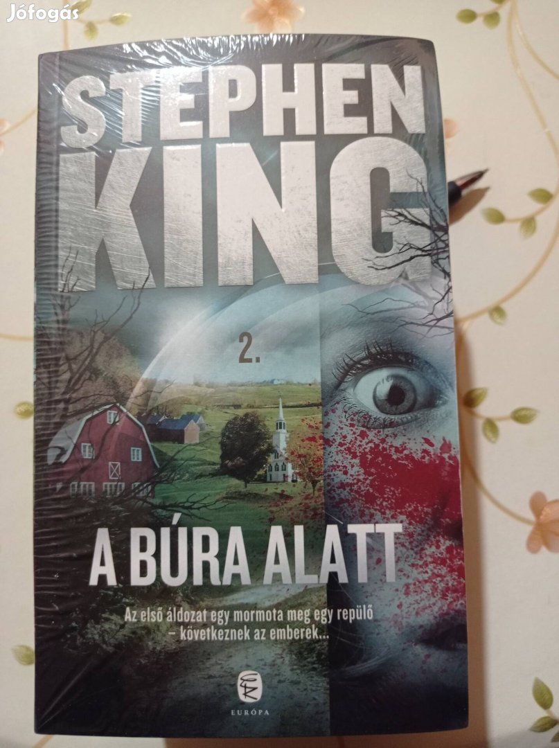 Stephen King A Búra Alatt 1-2 könyv - Új állapotban 