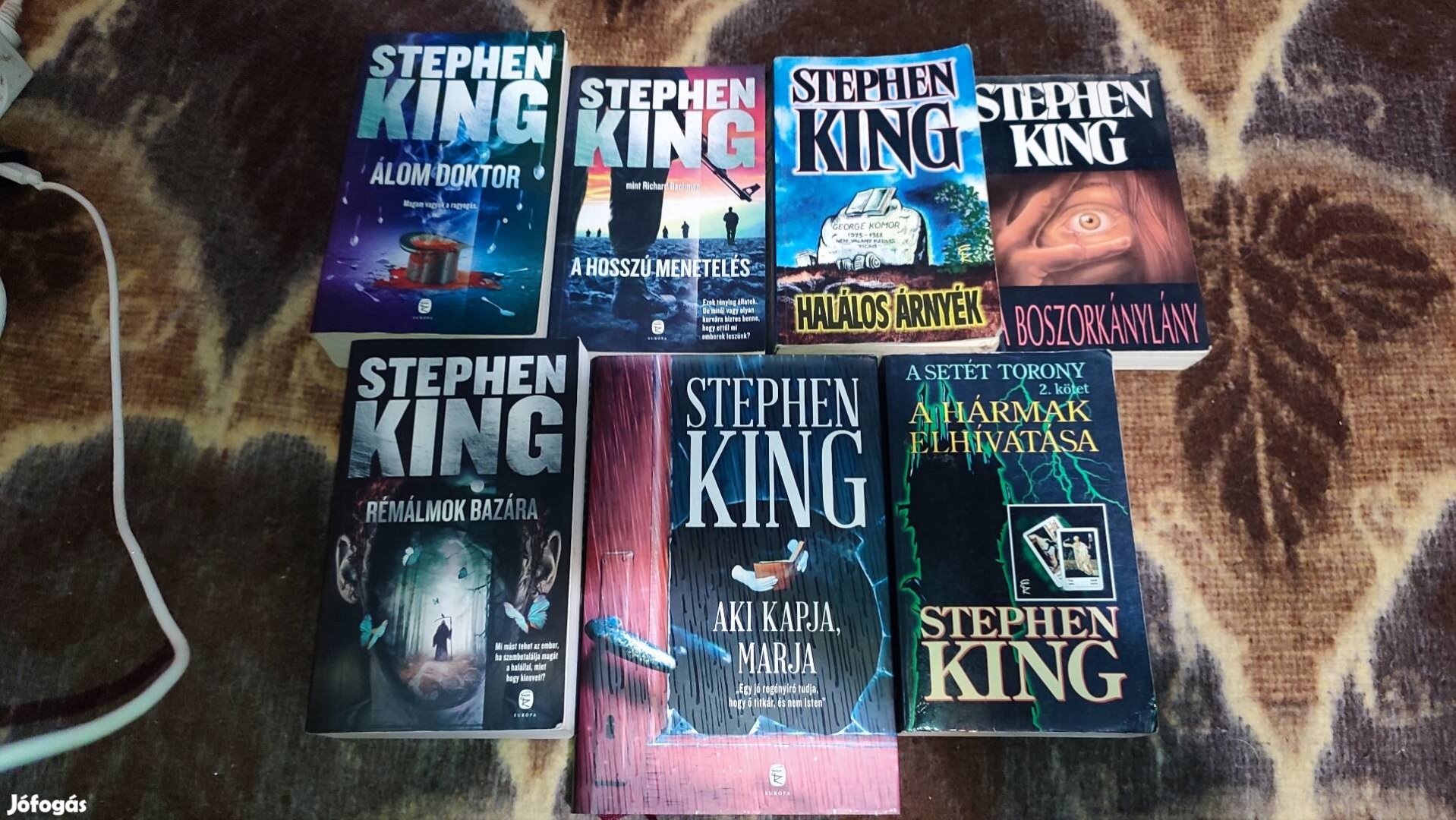 Stephen King Könyvek 7 db