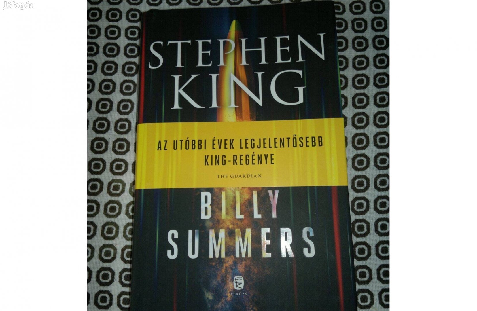 Stephen King :Billy Summers Új