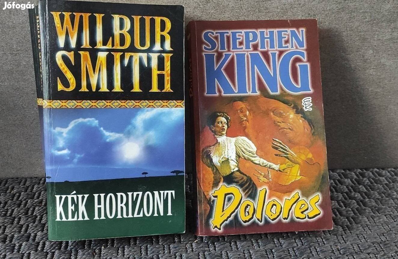 Stephen King, Wilbur Smith, Robin Cook könyvek