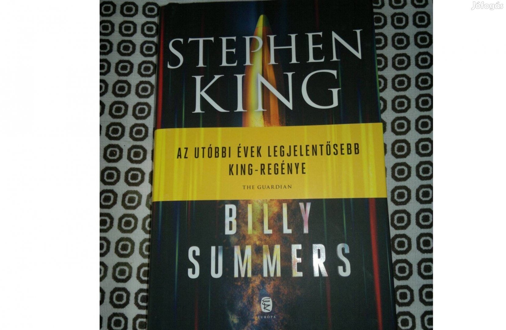 Stephen King : Billy Summers :Új lapozatlan