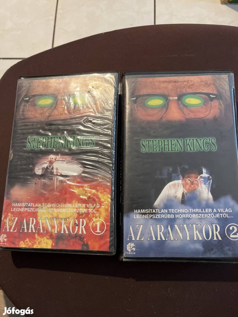 Stephen King az aranykor 1-2 vhs pakk fantasy