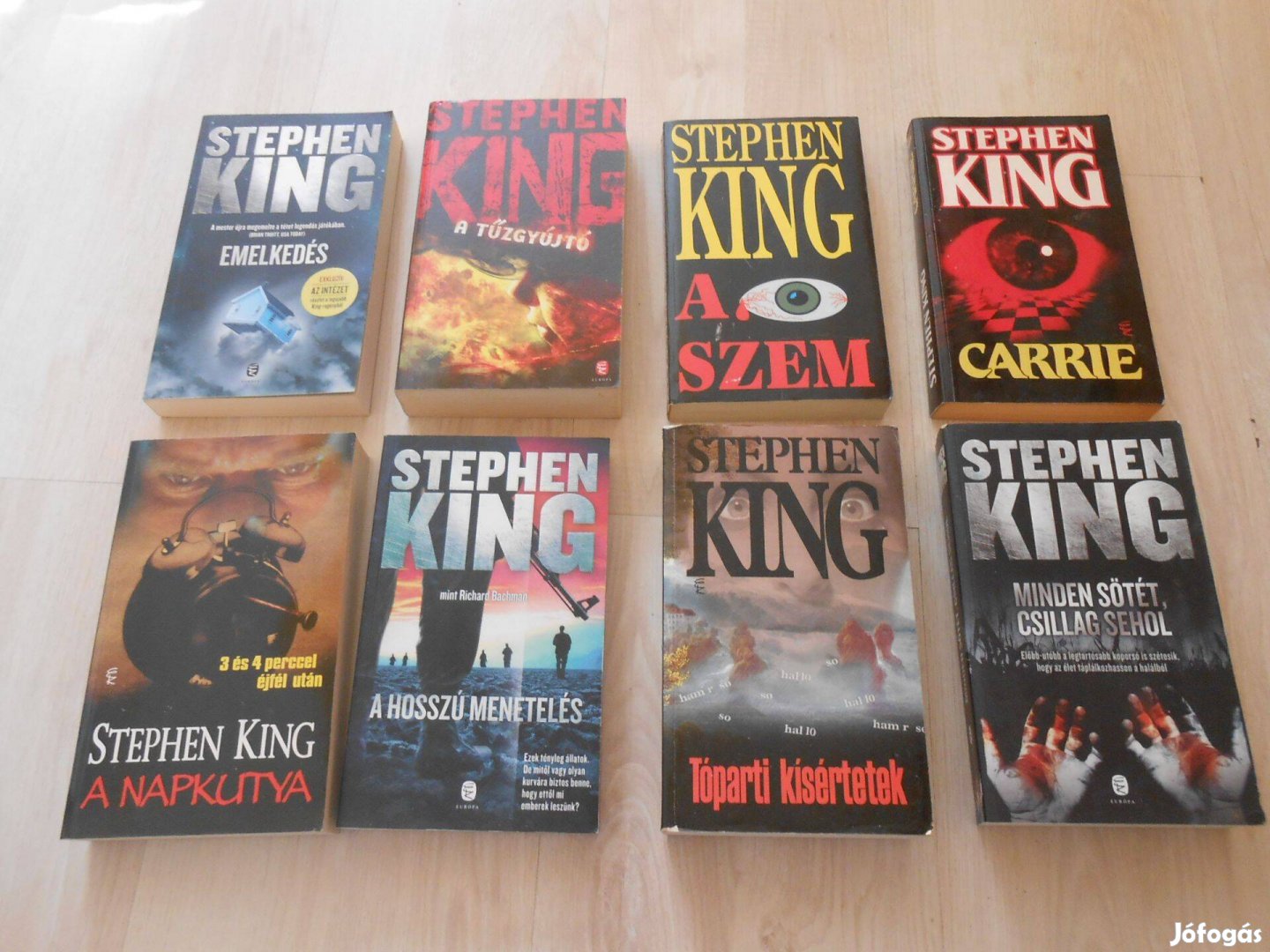 Stephen King könyvcsomag (8 db köztük Ritkaságok is)