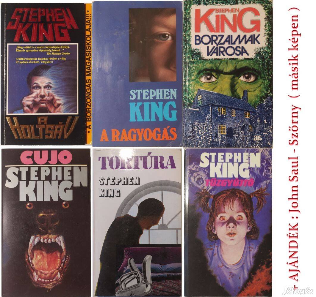 Stephen King könyvek