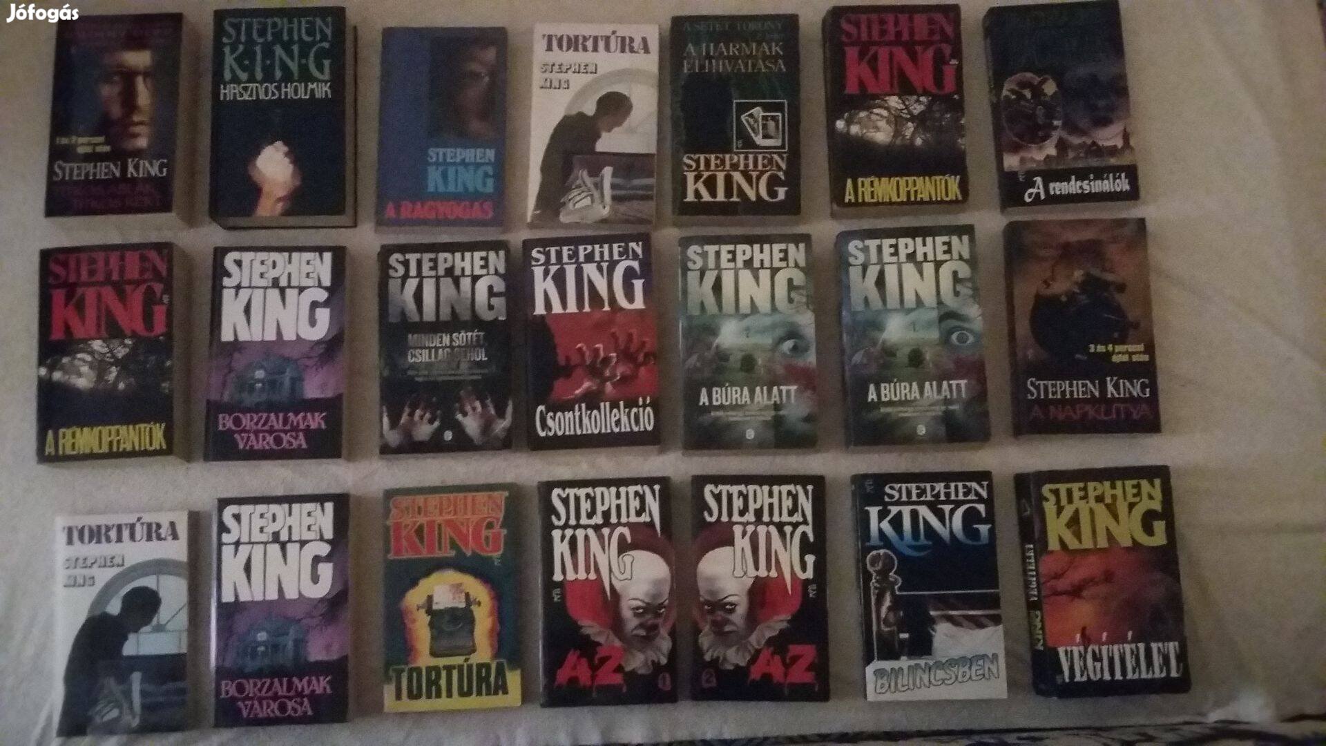 Stephen King könyvek (árak a leírásban)