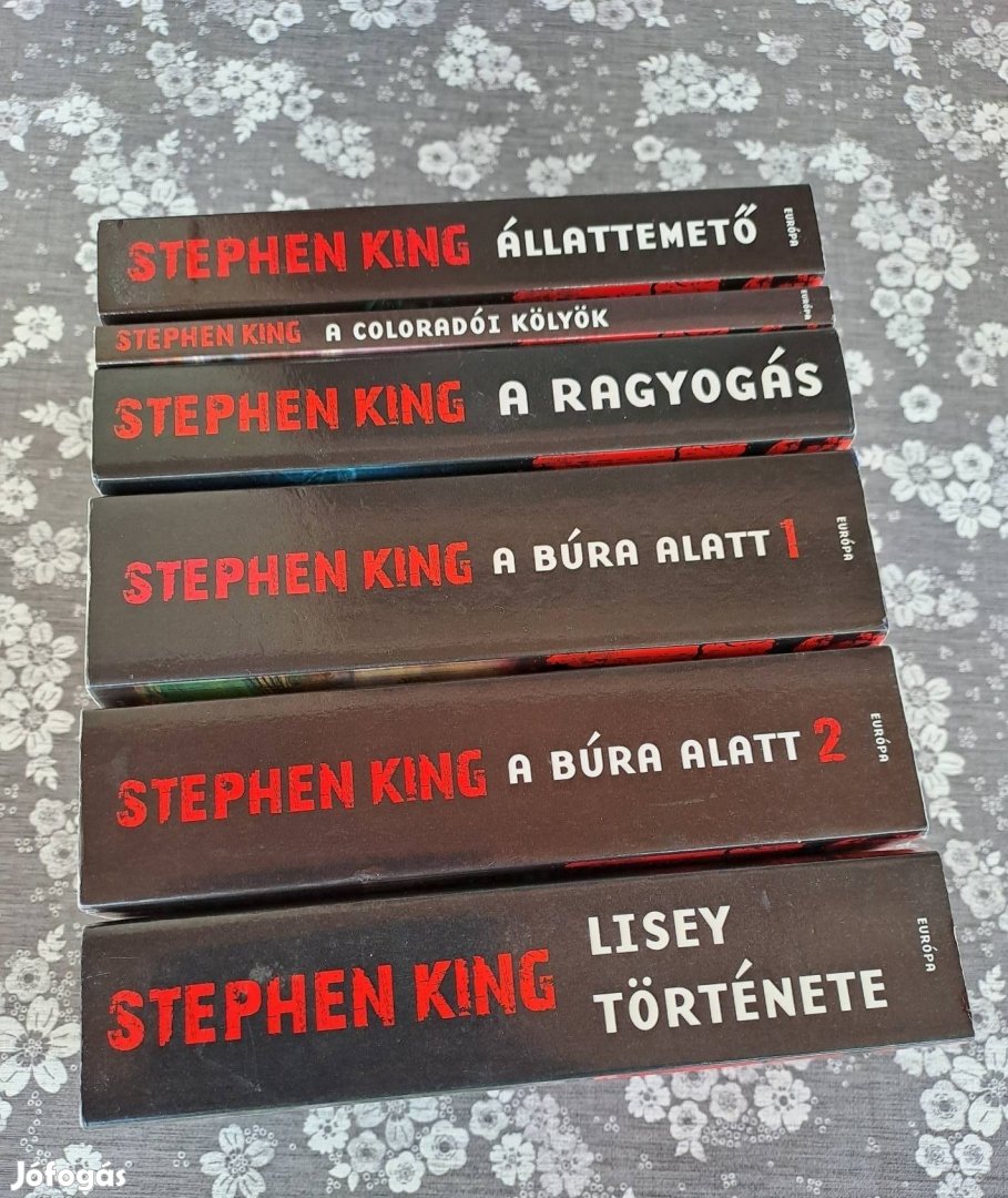 Stephen King könyvek eladók