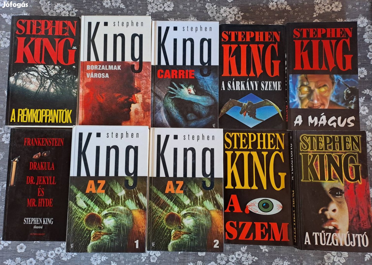 Stephen King könyvek eladók
