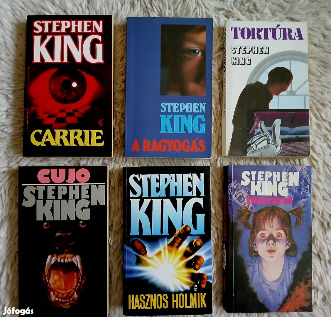 Stephen King könyvek eladók