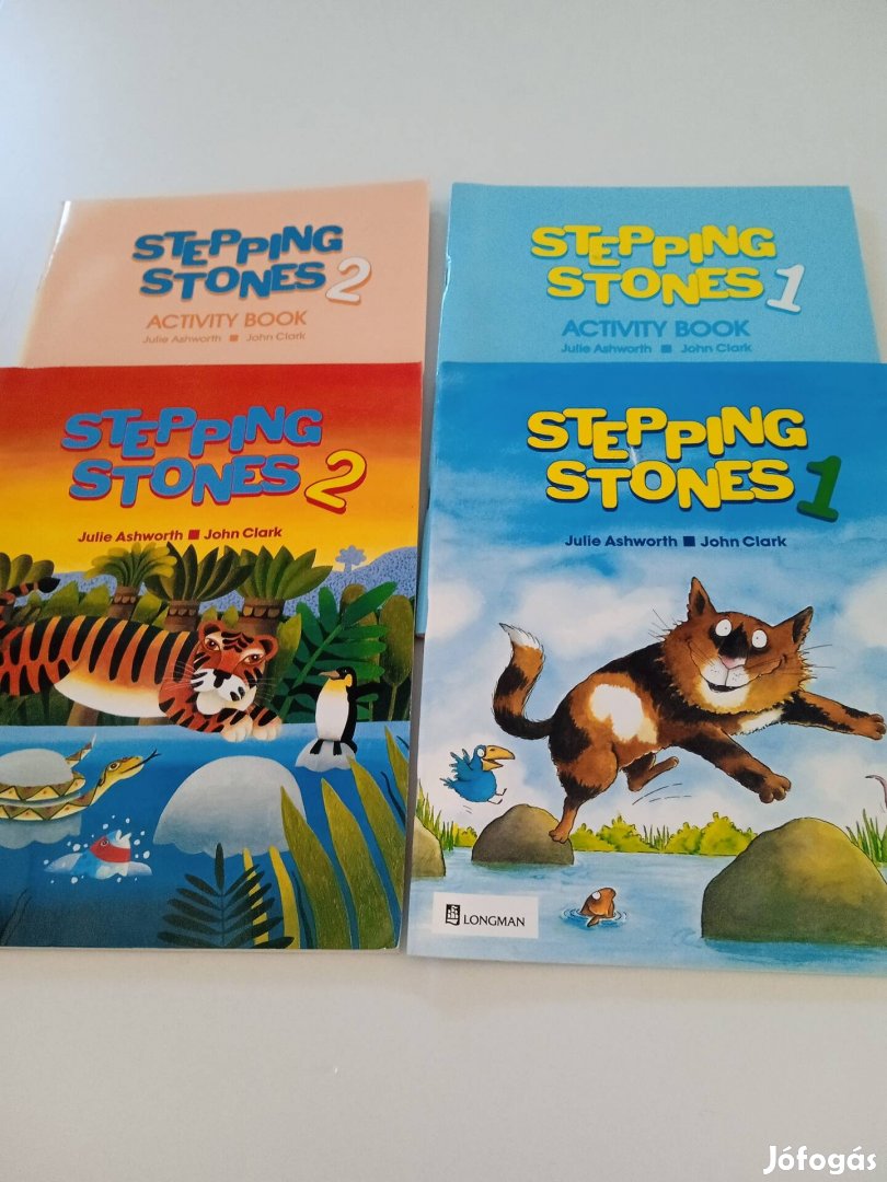 Stepping Stones 1-2 , tankönyv, munkafüzet 