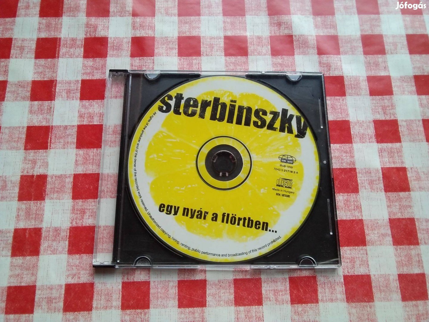 Sterbinszky egy nyár a flörtben. cd lemez house újszerű tok