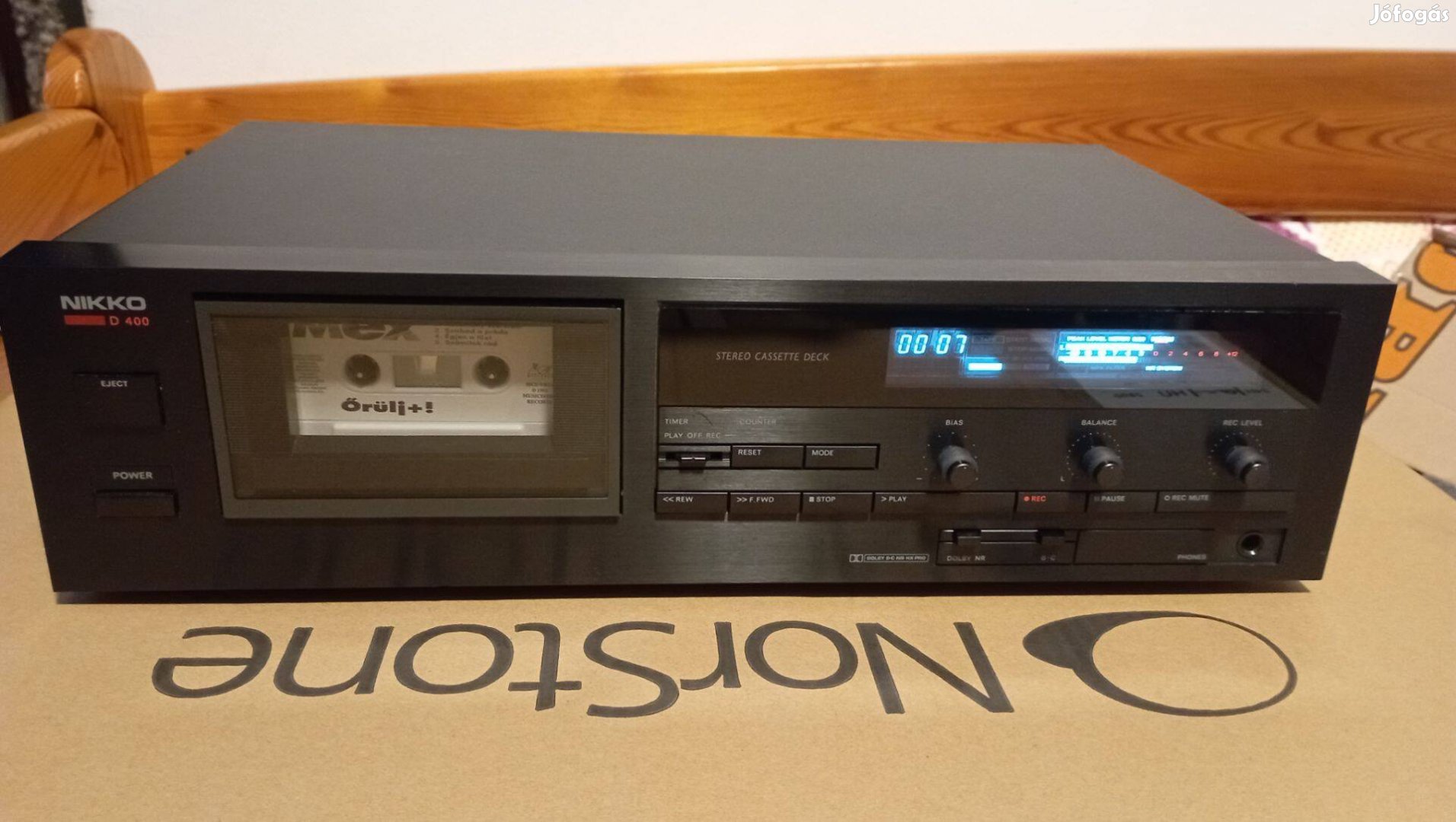 Stereo cassette deck,Nikko D400,kitűnő állapotban!