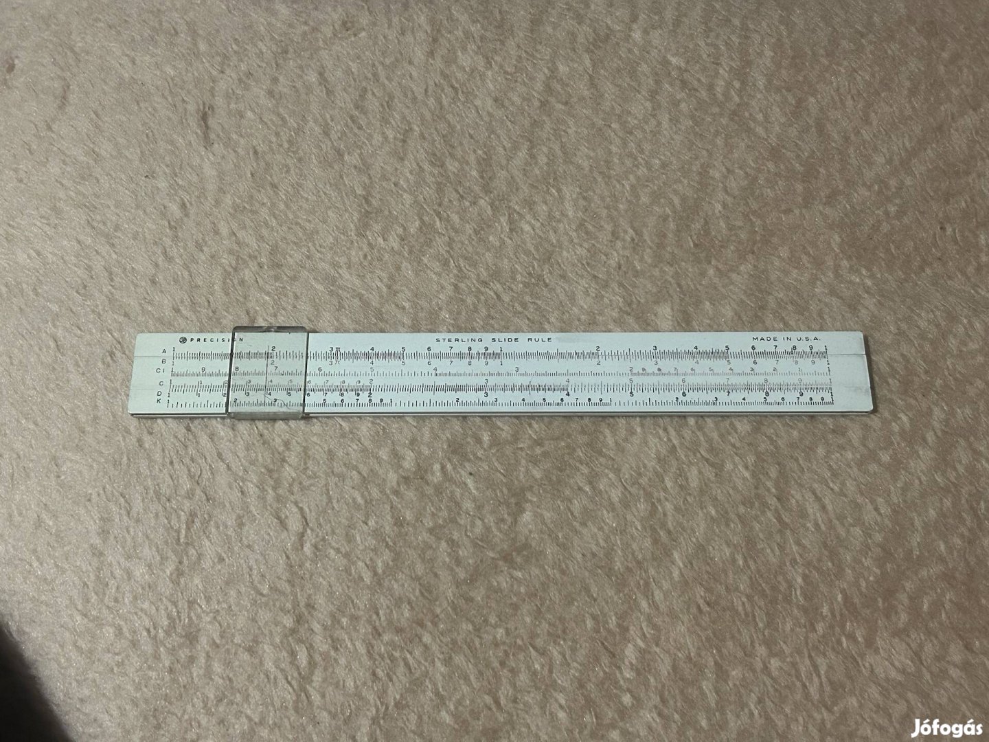 Sterling márkájú logarléc, amelyet az USA-ban gyártottak