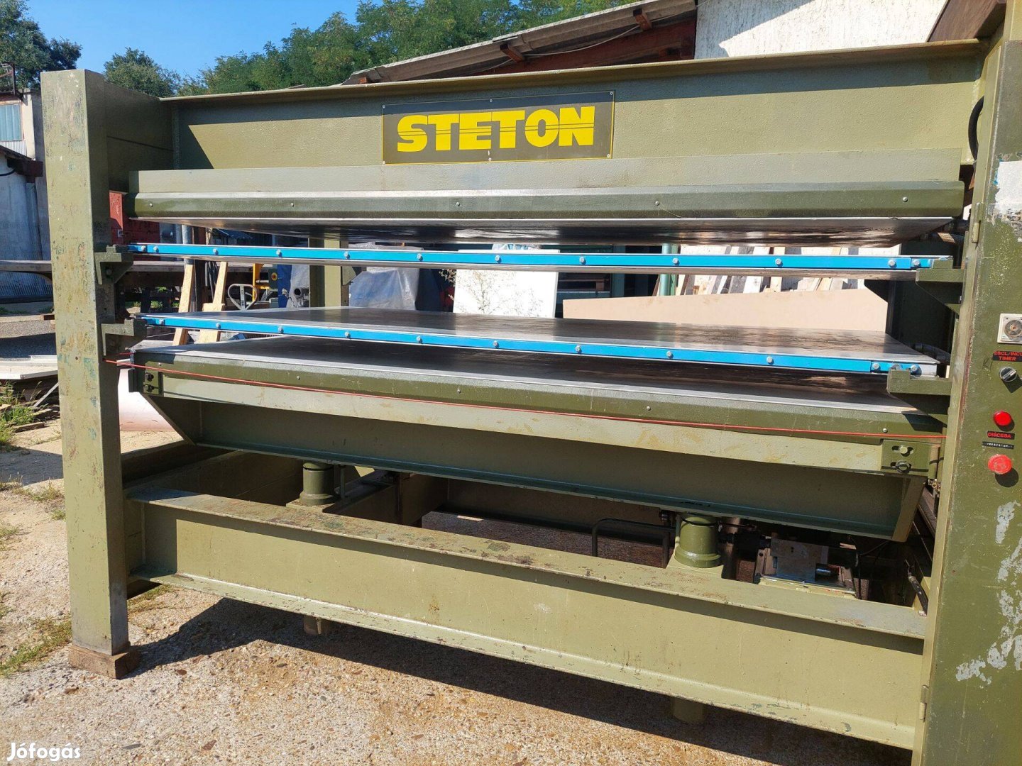 Steton hőprés - furnér prés