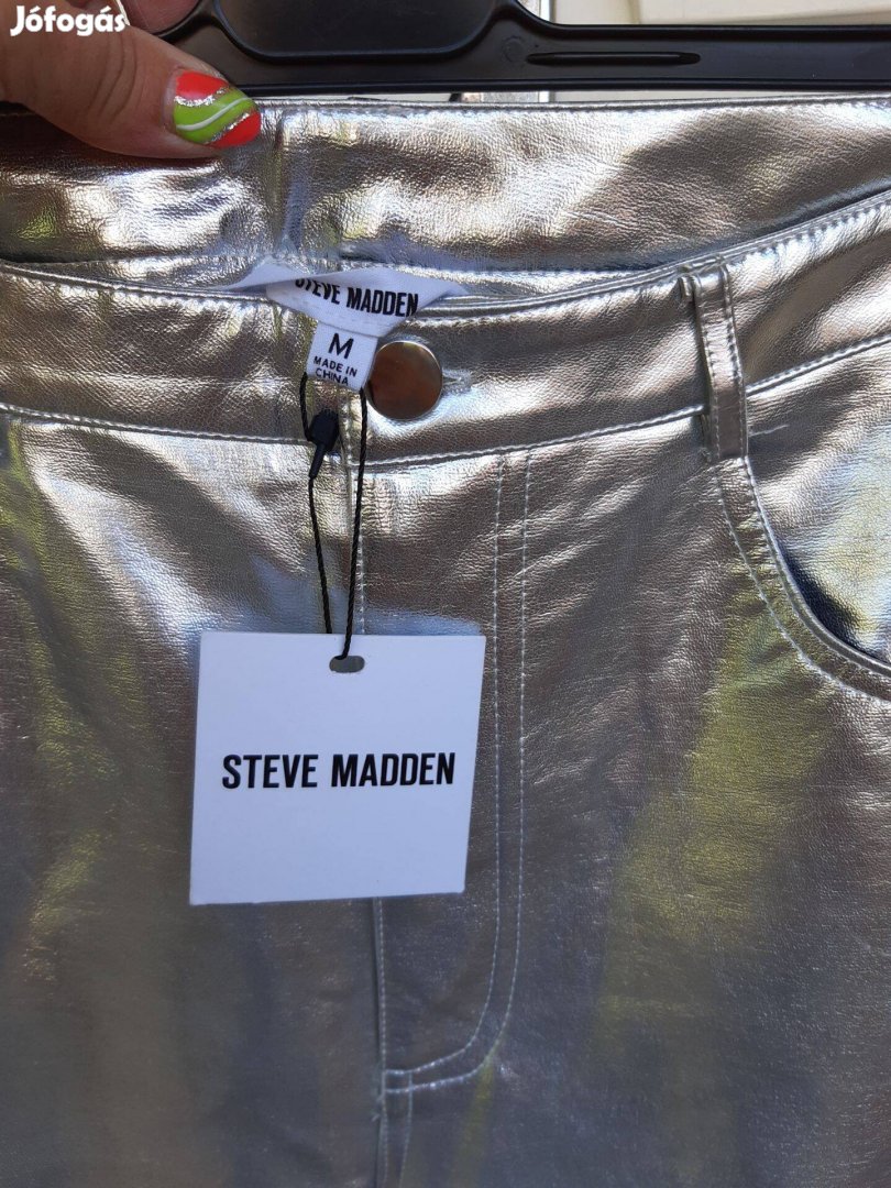 Steve Madden M-es ezüst szinű új cimkés női nadrág
