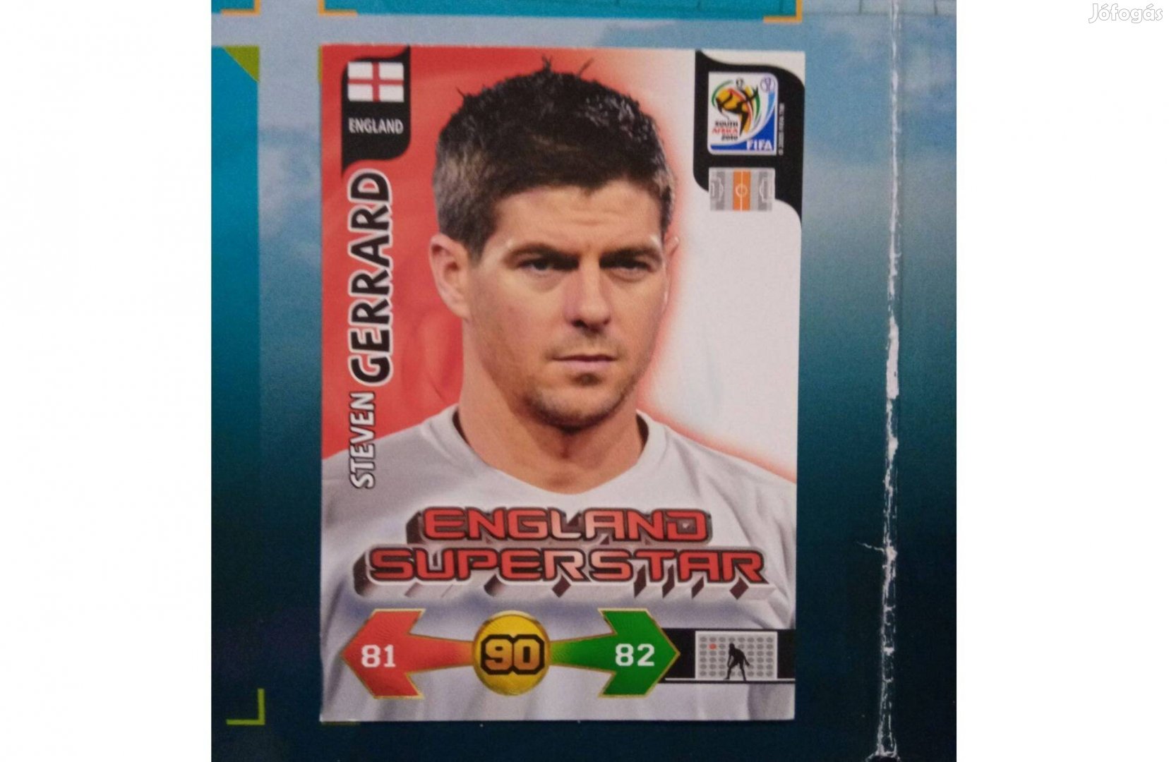Steven Gerrard (Anglia) Fifa World Cup 2010 focis kártya