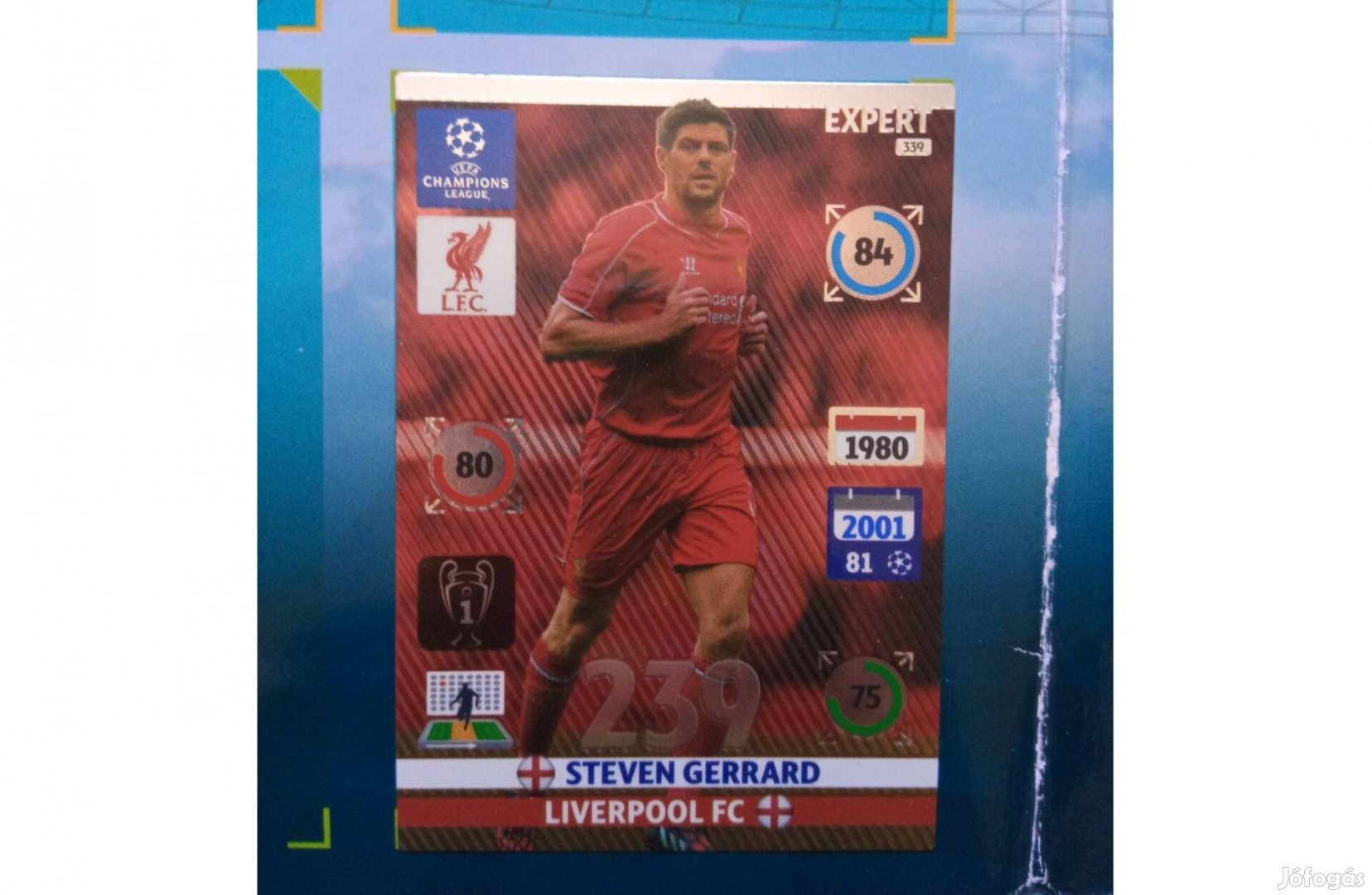 Steven Gerrard (Liverpool) Champions League focis kártya