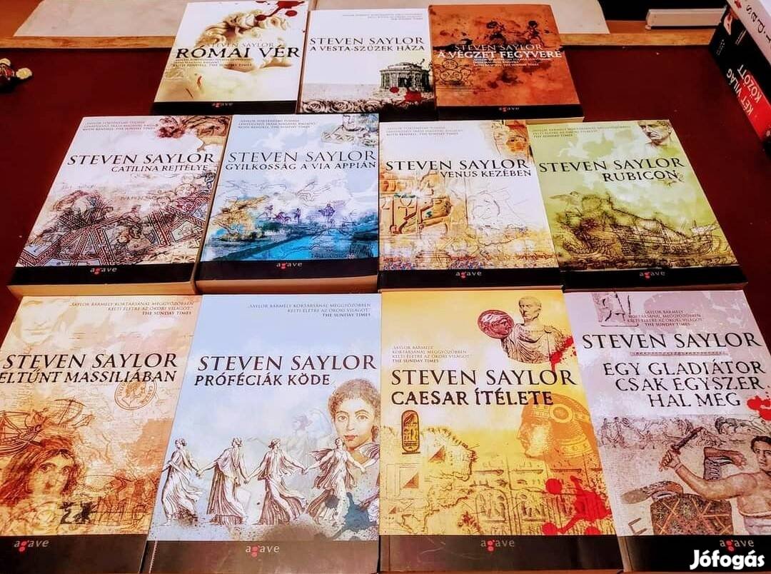 Steven Saylor történelmi regény sorozat olvasatlan 