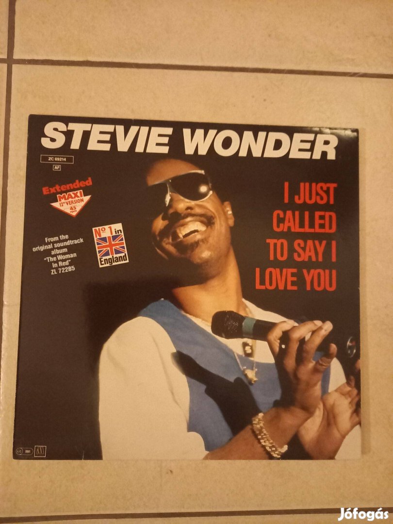 Stevie Wonder bakelit lemez