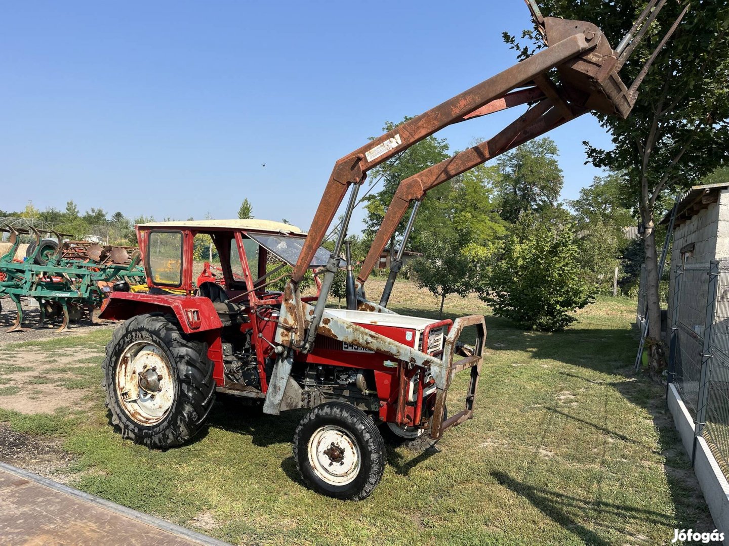 Steyr 545 homlokrakodós traktor 