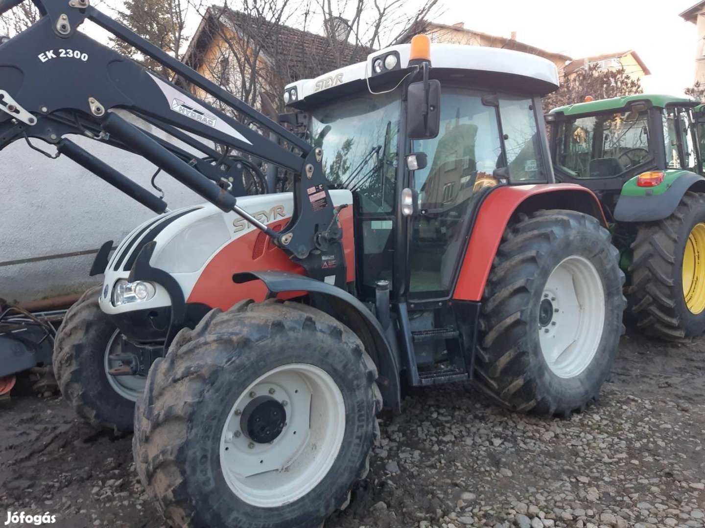 Steyr 9095MT homlokrakodós mtz zetor