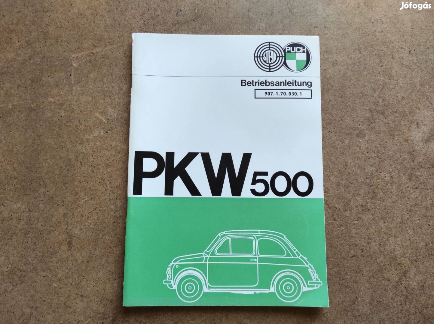 Steyr Puch 500 kezelési útmutató