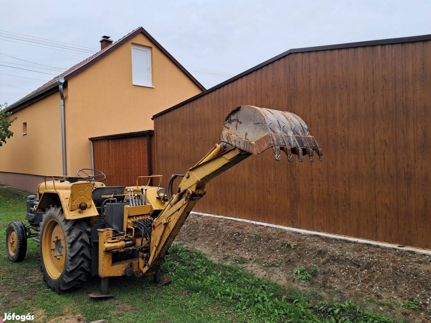 Steyr hátsó árokásó