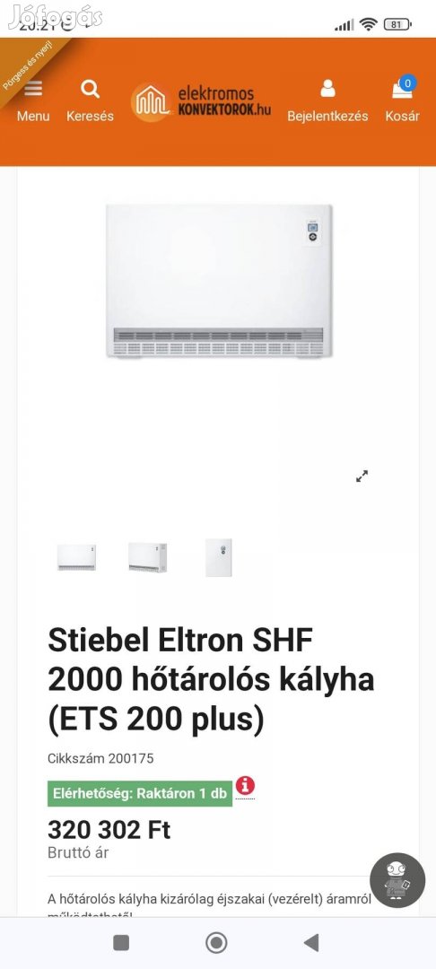 Stiebel Eltron SHF hőtárolós kályhák