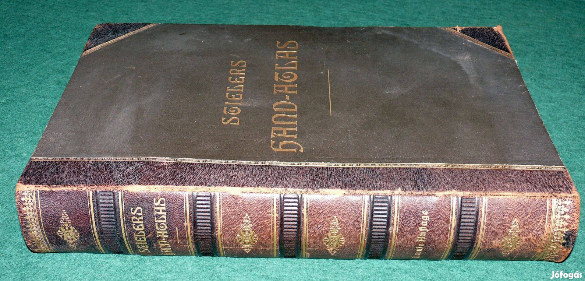 Stielers Hand-Atlas 1905, eladó 1905-ös kiadás. németnyelvű