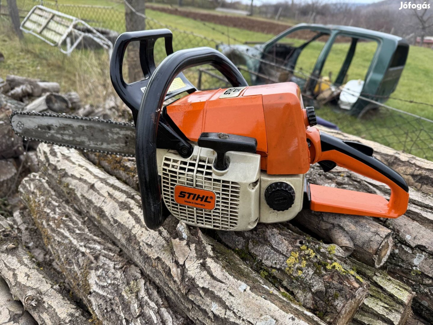 Stihl 021 karbihibával