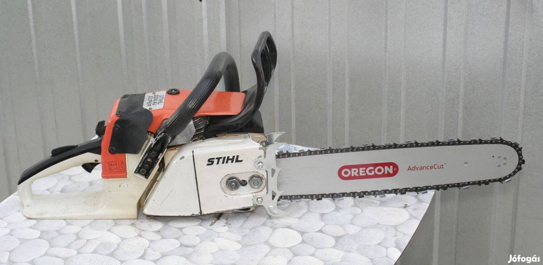 Stihl 024 AV Super markolatfűtéses láncfűrész