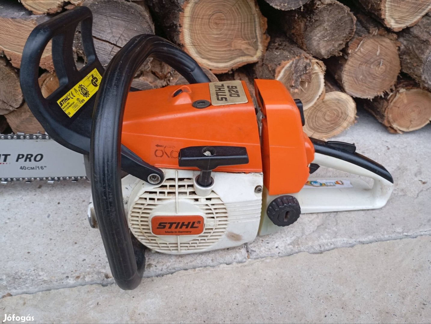 Stihl 026 profi motoros láncfűrész ki