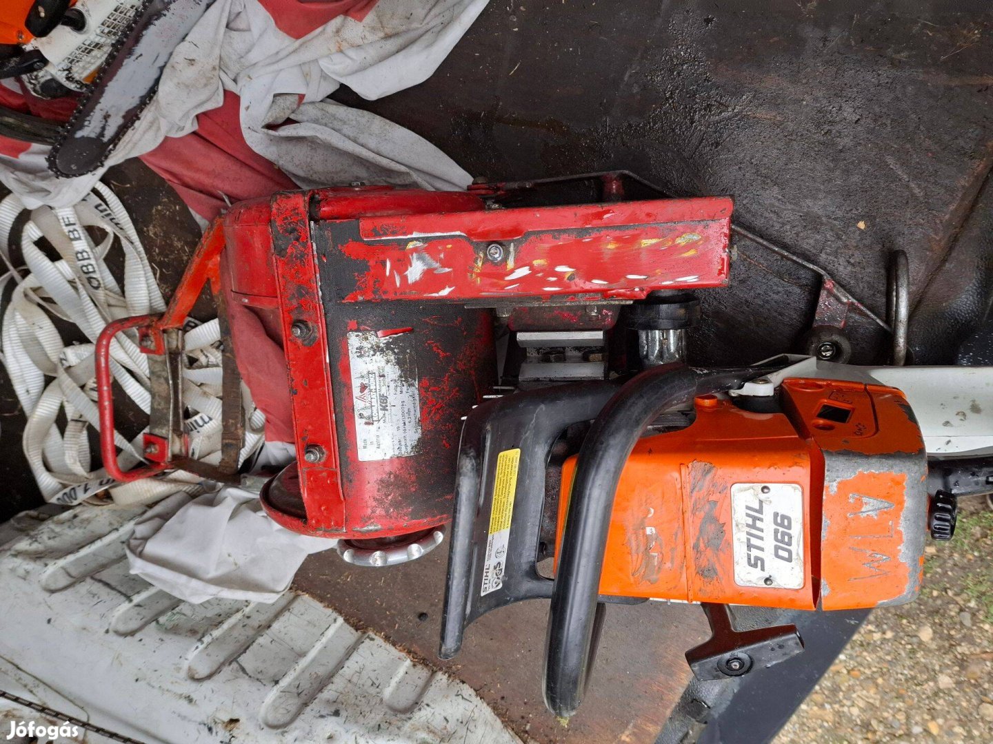Stihl 066 csörlővel
