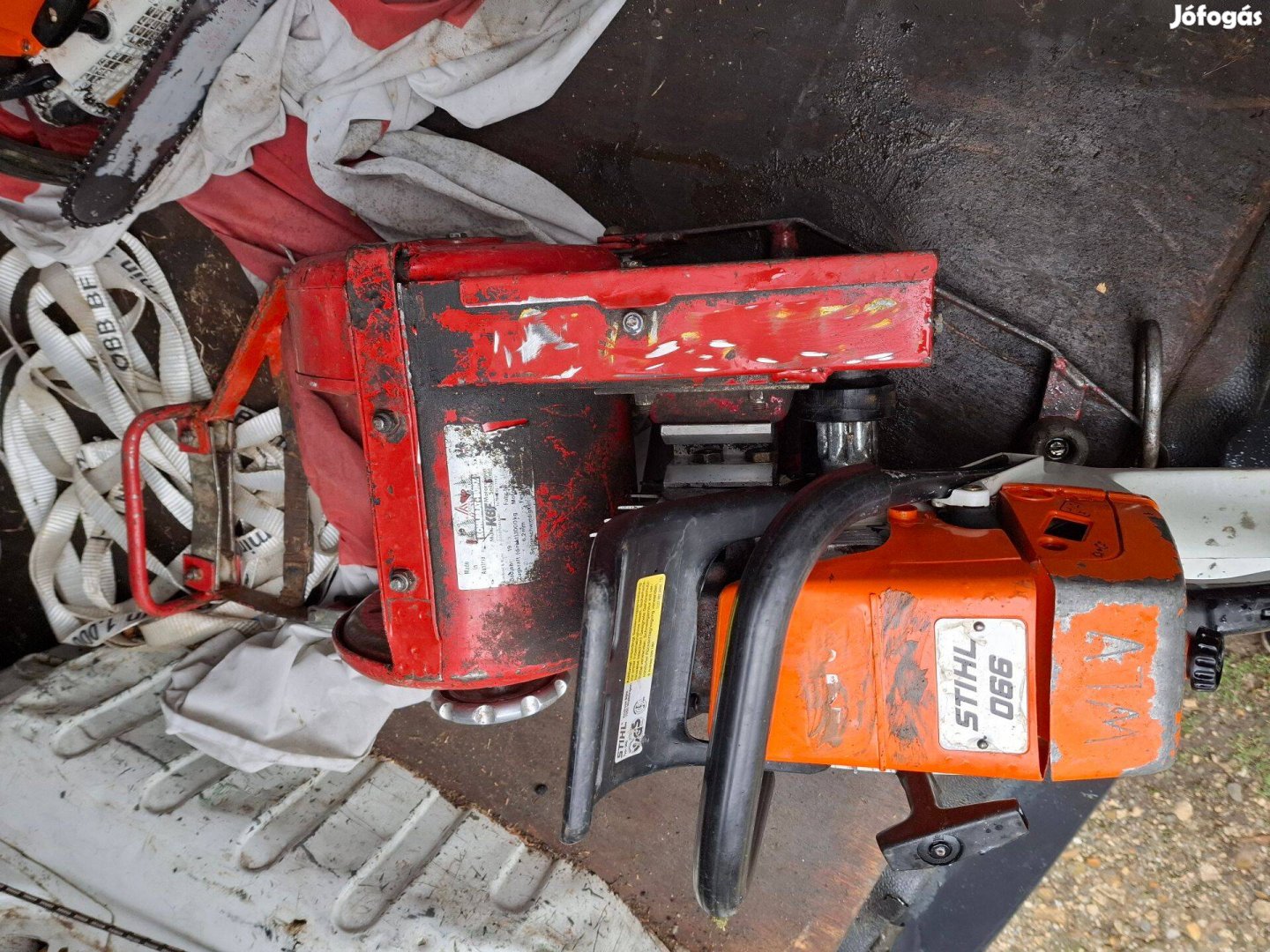 Stihl 066 láncfűrész csörlővel