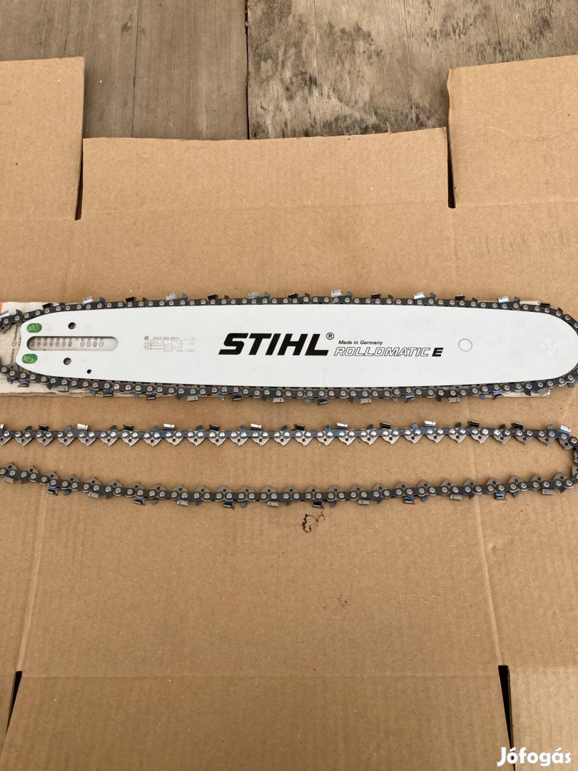 Stihl 37cm lap két lánccal eladó!