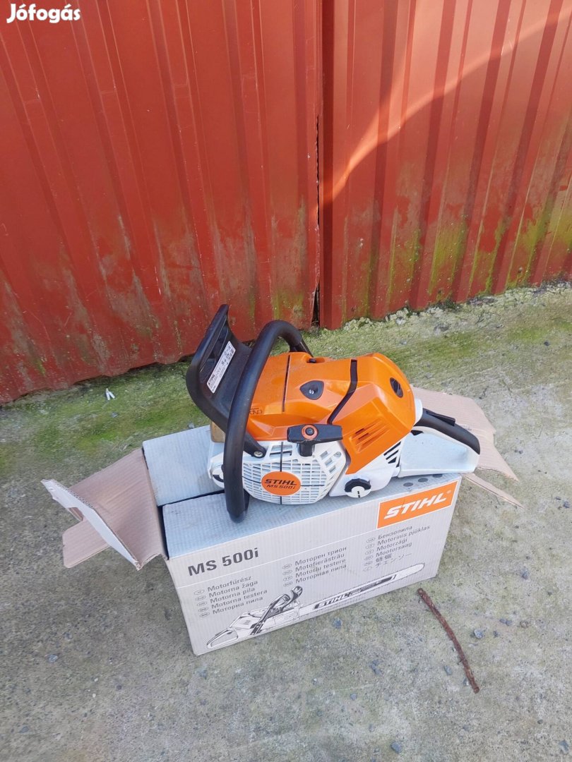 Stihl 500i láncfűrész sosem használt