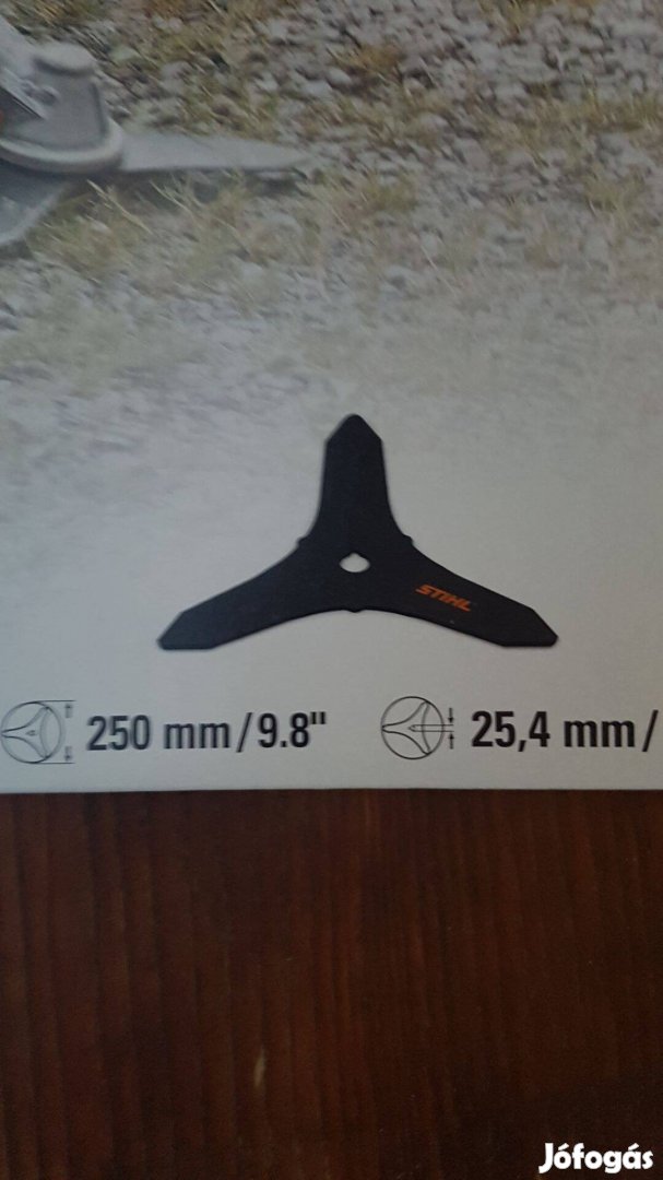 Stihl Bozótvágó kés 250x25,4mm (41127134100) Új
