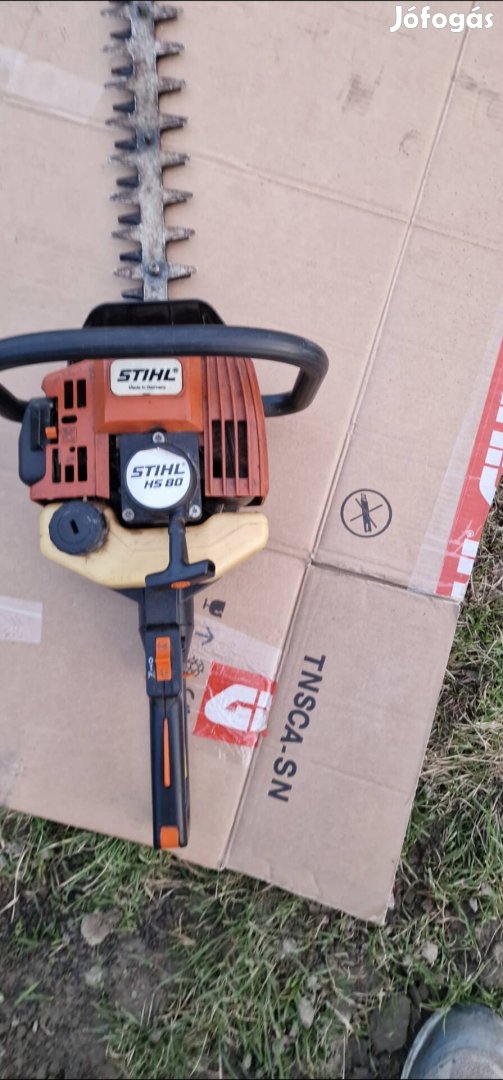 Stihl HS 80 benzinmotoros sövényvágó sövény nyíró 