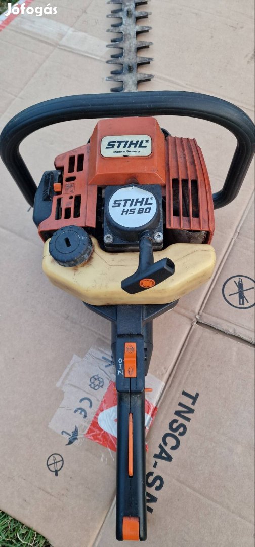 Stihl HS 80 benzinmotoros sövényvágó sövény nyíró 