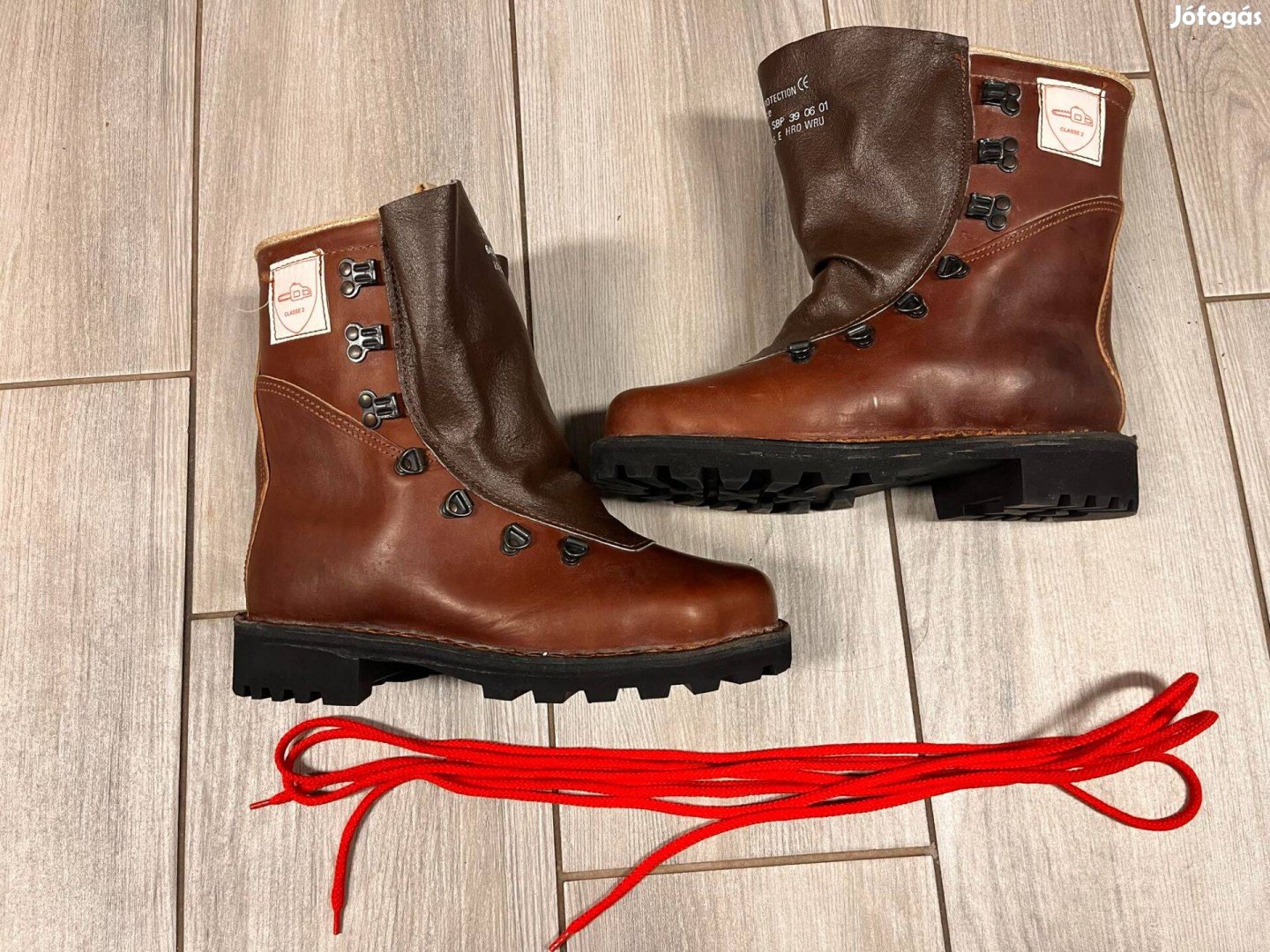 Stihl MB Class 2 Bőr Vágásbiztos Láncfűrész biztos Bakancs új 39