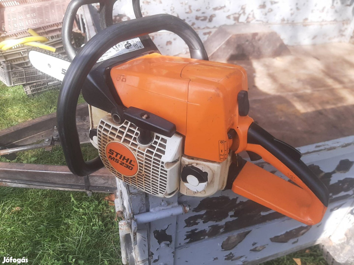 Stihl MS 230 brutál kompresszió!!