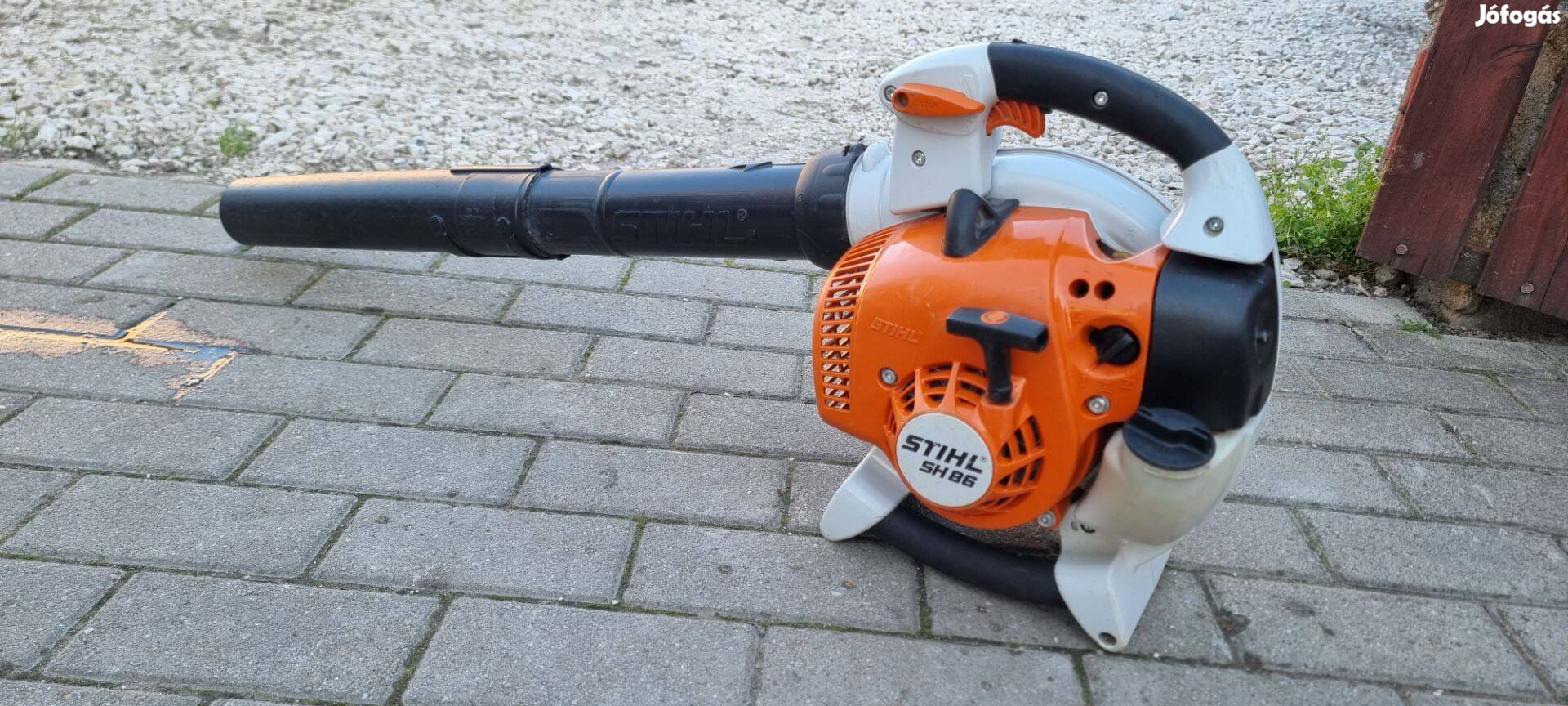 Stihl SH 86 benzines lombfúvó lomb fújó 2021 06 havi