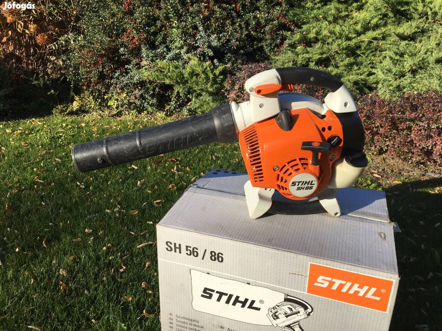 Stihl SH 86 lombfúvó lombszívó lomb fújó lombfújó légseprü