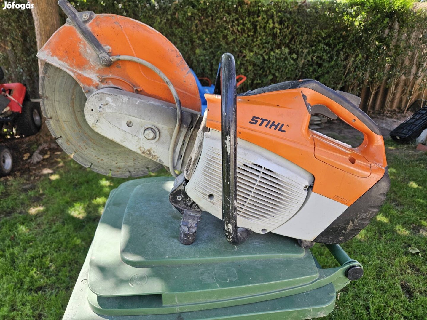 Stihl Ts500i betonvágó nagyon jó áll.!