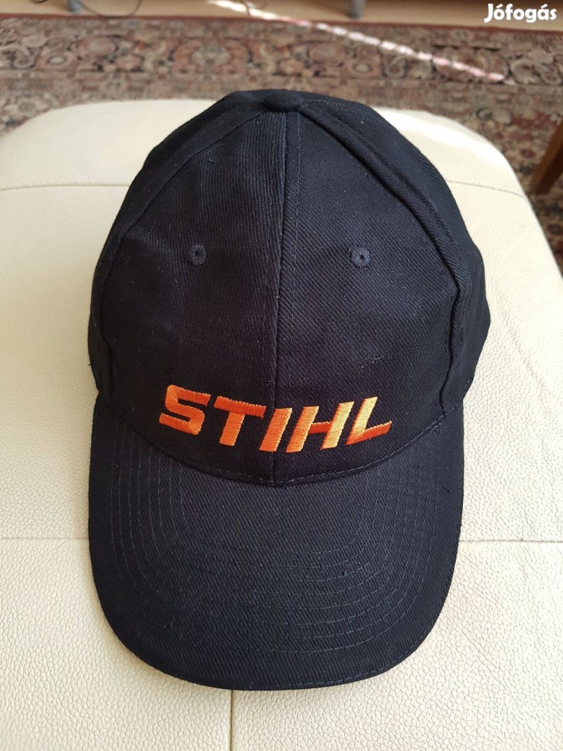 Stihl baseball sapka One size Eredeti Fekete Állítható méret Vadonatúj