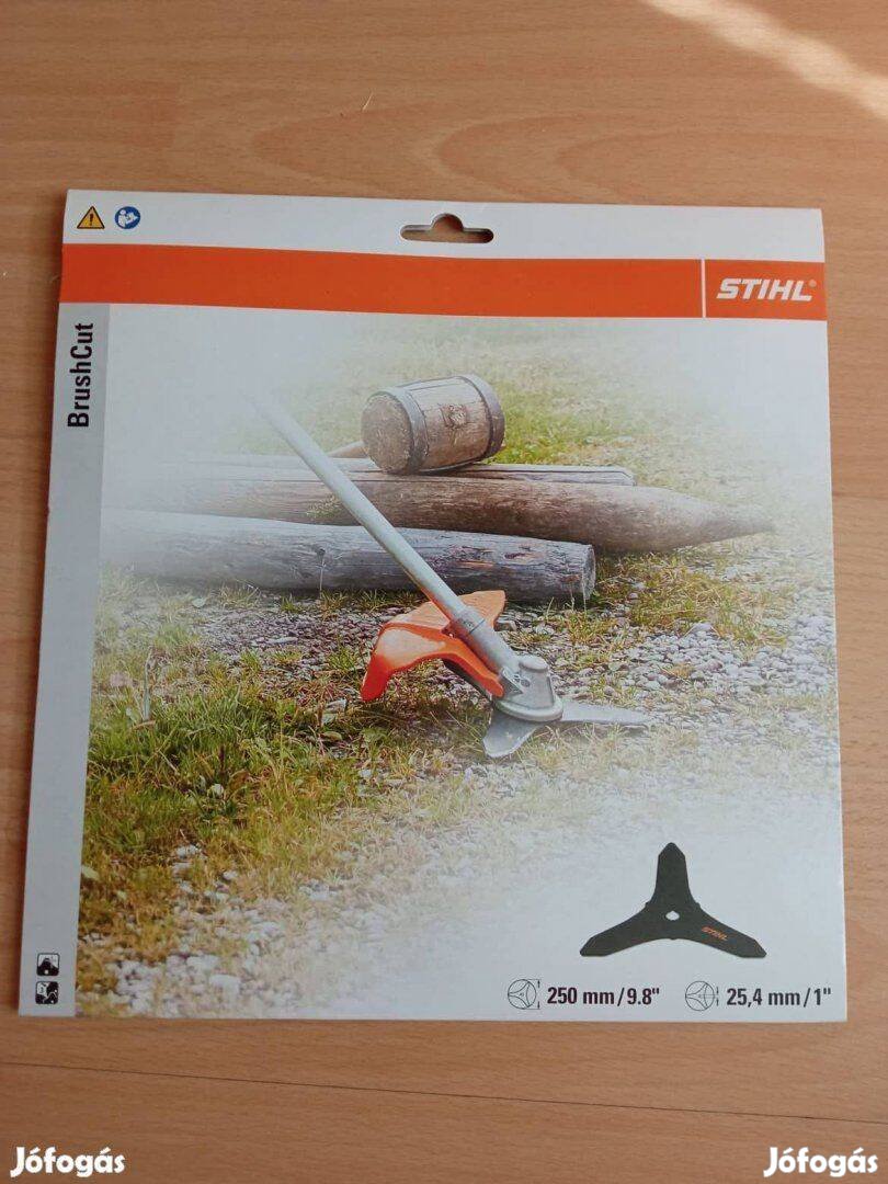 Stihl bozótvágókés dikics kés D250 mm védő új nem használt
