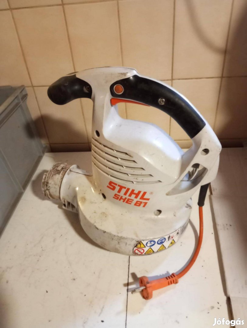 Stihl elektromos lombszívó!