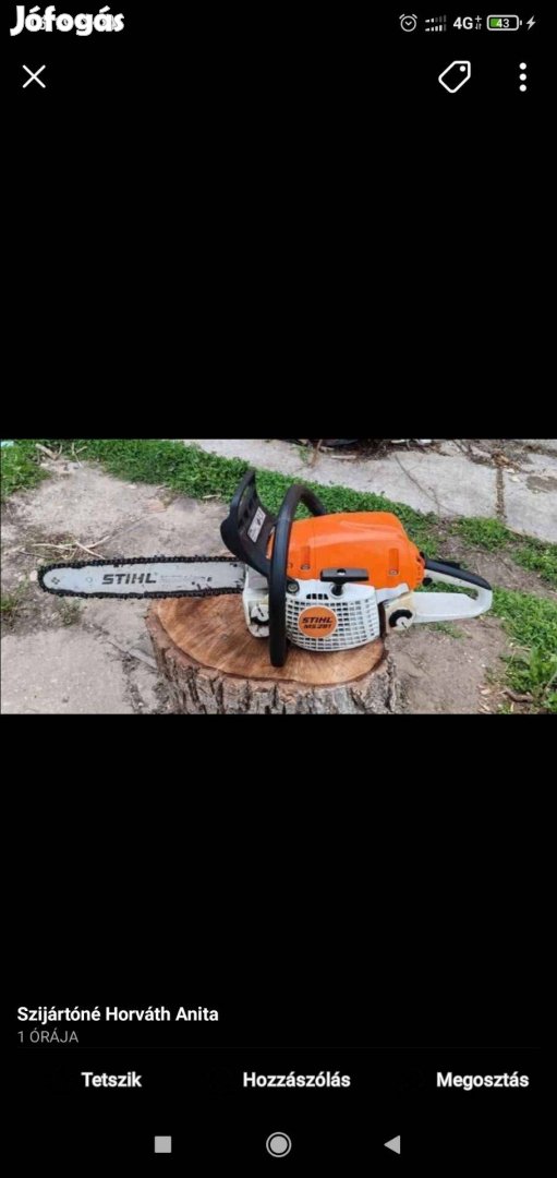 Stihl fűrész