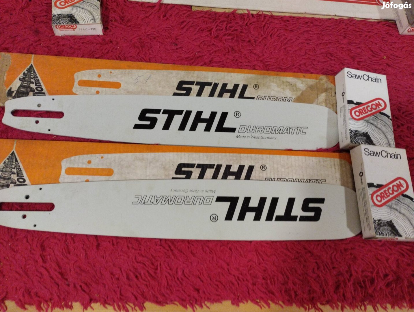 Stihl vezető lemezek és láncok egyben eladó.